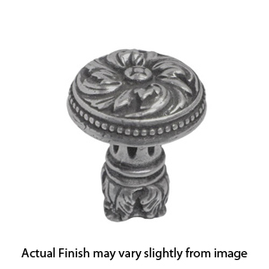 852-0 - Acanthus - Beaded Cabinet Knob - Cobblestone