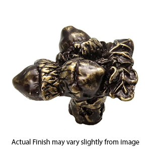 2070 - Acorn - Triple Acorn & Oak Leaf Large Knob