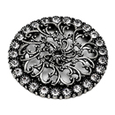 887 - Cache - Oversized Escutcheon w/Multiple Crystals