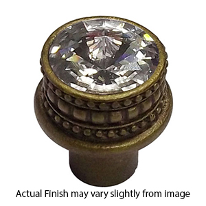 860 - Cache - Medium Round Knob w/18mm Crystal