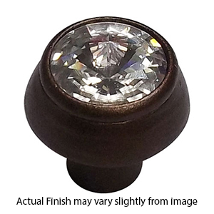 877 - Cache - Round Knob w/Large Crystal