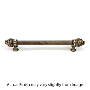 5670 - Cache - 6" cc Long Pull w/Crystals - 5/8" Bar