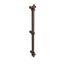 5713 - Charlemagne - Fleur De Lys 18" Appliance Pull - 5/8" Bar