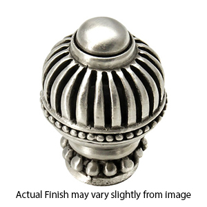 968 - Cricket Cage - Large Round Knob w/Beaded Base