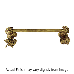 3583 - Lily Pad & Dragon Fly - 36" Towel Bar