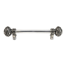 160 - Juliane Grace - 6" Long Pull w/ Large Finial - 1/2" Bar