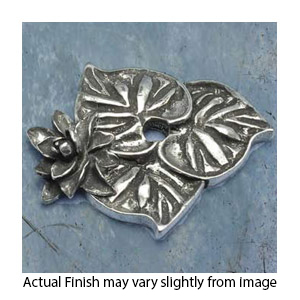 2548 - Garden - Triple Lily Pad Knob Escutcheon