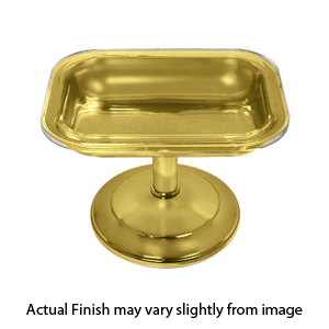  Countertop Soap Holder - Polished Brass