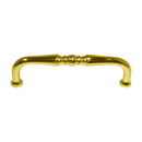 4963.030 - Baldwin Colonial Cabinet Pull - 3.5" - Polished Brass