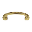 Worthington Rope 3" cc Cabinet Pull - Polished Brass