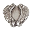 Wings Cabinet Knob - Satin Nickel