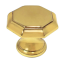 4935.030 - Baldwin 1-3/8" Octagonal Cabinet Knob - Polished Brass