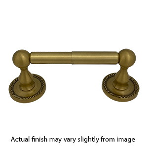 Rope Toilet Tissue Holder - Antique Brass