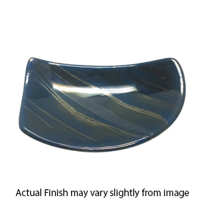  Fire Glazed Soap Dish in Blue Tones