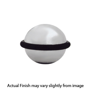 Sphere Floor Mounted Door Stop - Brushed Stainless Steel