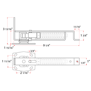 Double Action Spring Hinge