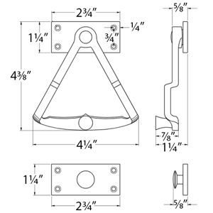 Dutch Door Quadrant - Heavy Duty