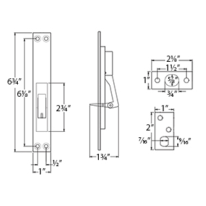 Extension Flush Bolt