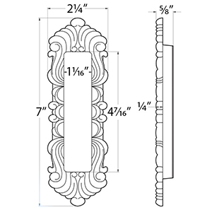 Victorian Flush Pull