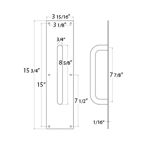 Stainless Steel Door Pull