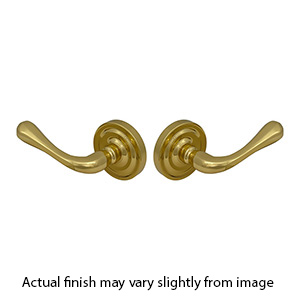 Domus Door Lever Passage TRIM ONLY - Polished Brass