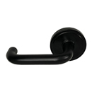 1005 - Domus Half-Dummy Left-Handed Door Lever - Satin Black