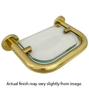 17.170 - Domus - Harmony Soap Dish - Polished Brass