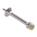 3-1/8" Wall Door Stop - Satin Nickel