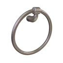 2501 - Wrought Steel - Towel Ring - Rosette # 2