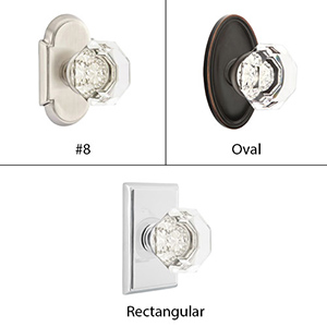 Emtek - Old Town Crystal Door Knob