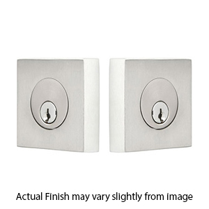 Emtek - S50023 - Square Double Cylinder Deadbolt