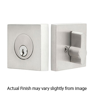 Emtek - S50003 - Square Single Cylinder Deadbolt