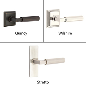 Emtek - Faceted L-Square Door Lever