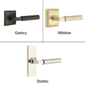 Emtek - Hammered L-Square Door Lever