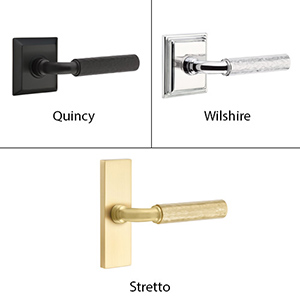 Emtek - Hammered R-Bar Door Lever