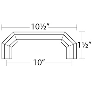 86619 - Hollywood Regency - 10" Riviera Pull