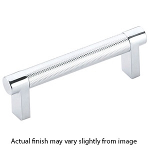 4" cc Select Knurled Cabinet Rectangular Pull