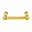 2605 - Traditional Brass - Spring Rod Paper Holder - Lancaster Rosette