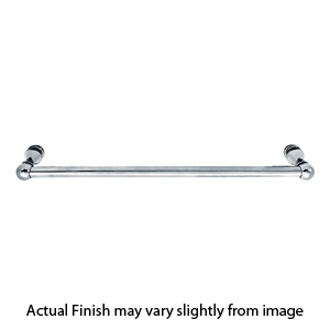 26024 - Traditional Brass - 12" Towel Bar - Wilshire Rosette