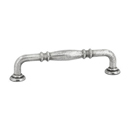 86102-SP - Tuscany Bronze - 4" Ribbed Cabinet Pull - Silver Patina