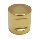 13/16" Finger Cabinet Knob - Polished Brass