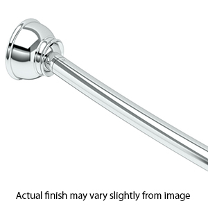 Curved Shower Rod - Expands from 42" to 72" - Polished Chrome