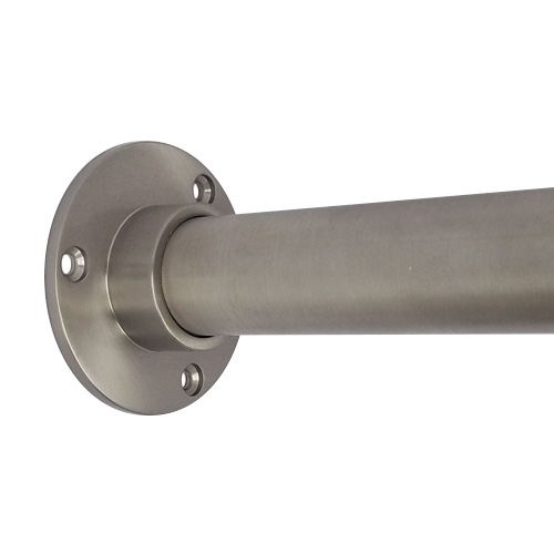 Surface Mounted - Shower Rod - Brushed/ Satin Nickel