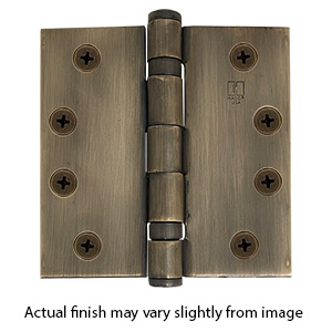 BB1191 - Hager 4" x 4" Full Mortise Door Hinges - Pack of 3 - Oil Rubbed Bronze