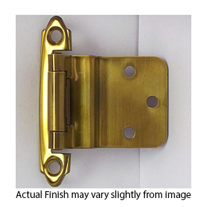 3/8" Inset Self-Closing Hinge - Satin Brass