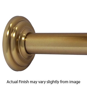 36" Shower Rod - Classic High Quality - Caramel Bronze