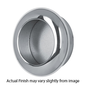 Jado - Round Flush Pull - Polished Chrome