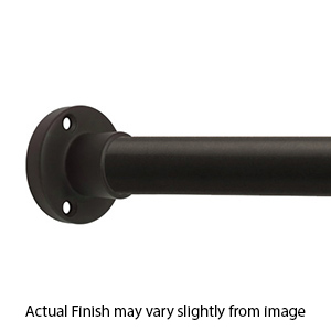 48" Shower Rod - Heavy Duty Round - Oil Rubbed Bronze