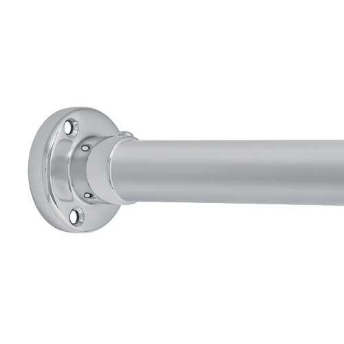 Heavy Duty Round - Shower Rod - Polished Chrome