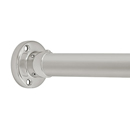 36" Shower Rod - Heavy Duty Round - Polished Nickel